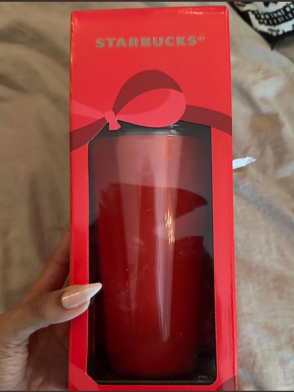 Starbucks Red Gloss Holiday Tumbler